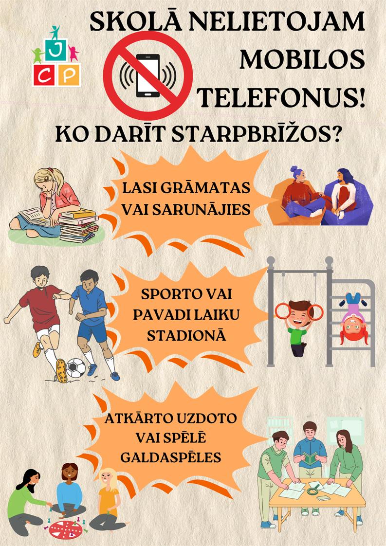 Skolā nelietojam mobilos telefonus