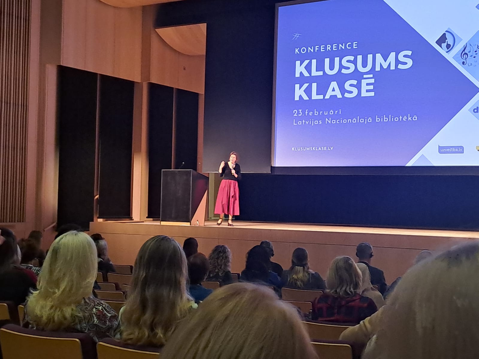 Projekta "Klusums klasē" konference