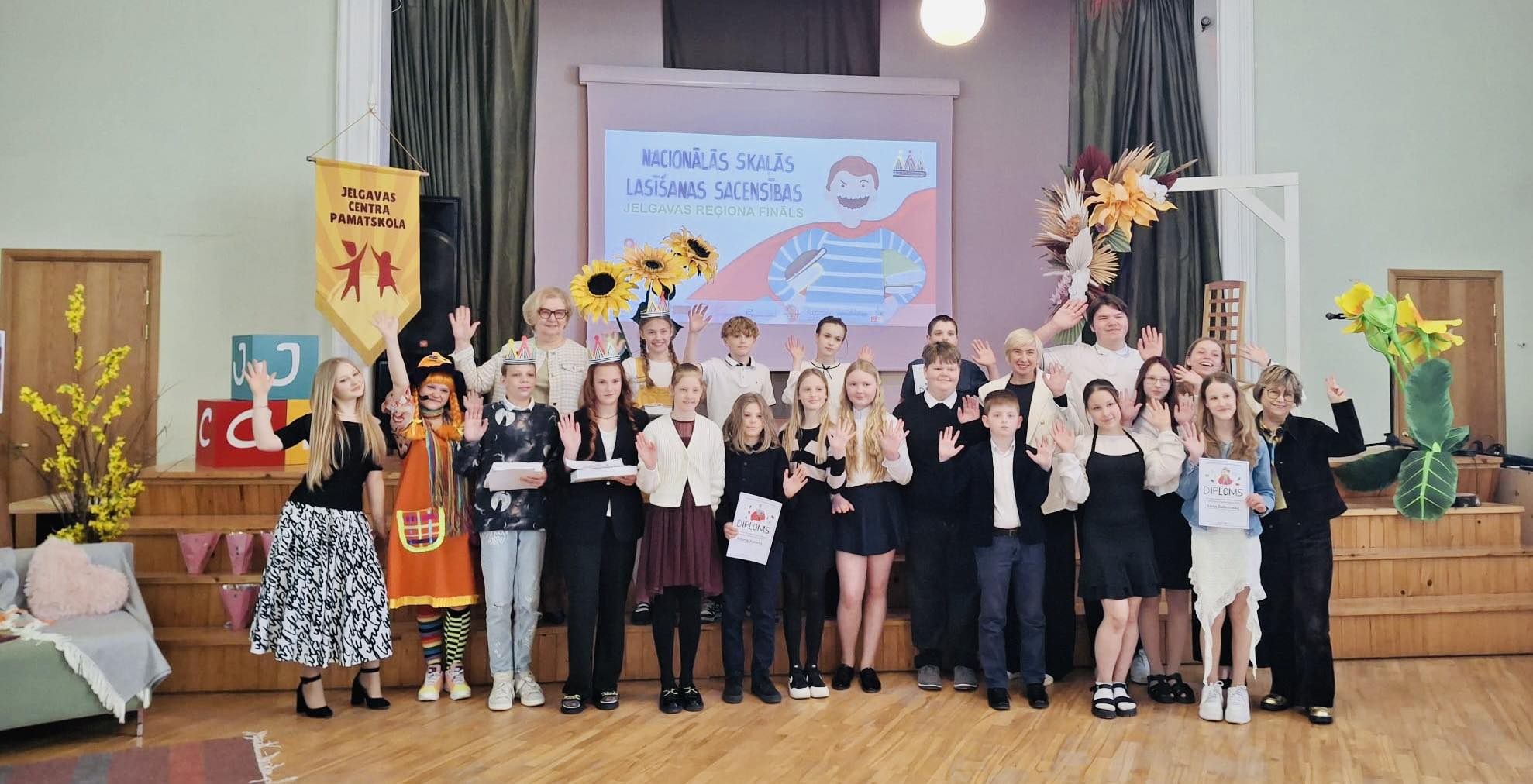 Skaļās lasīšanas Jelgavas reģiona fināla sacensības