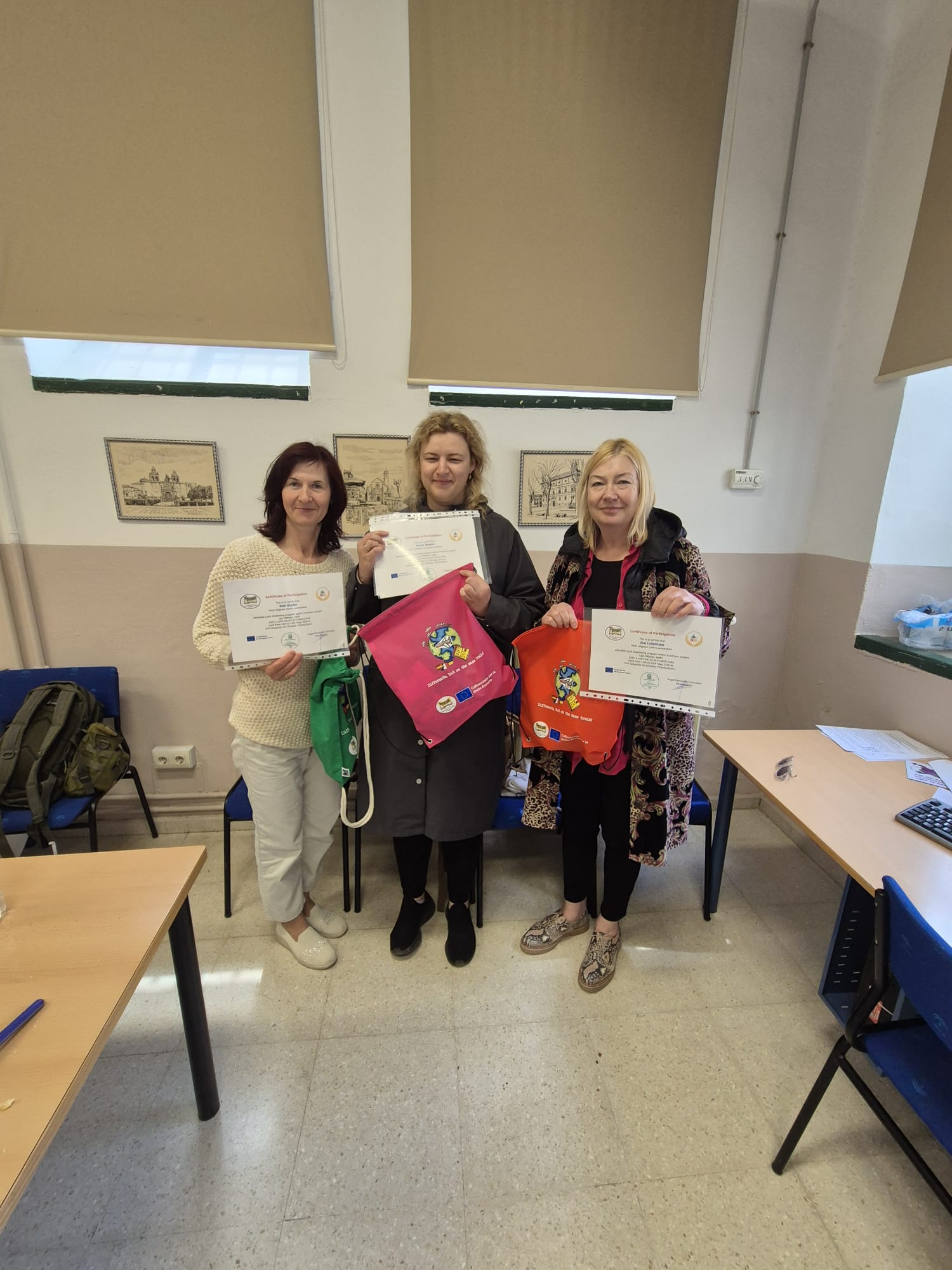 Erasmus+ projekta "Lasi. Mācies. Vadi!” darba vērošana Spānijā