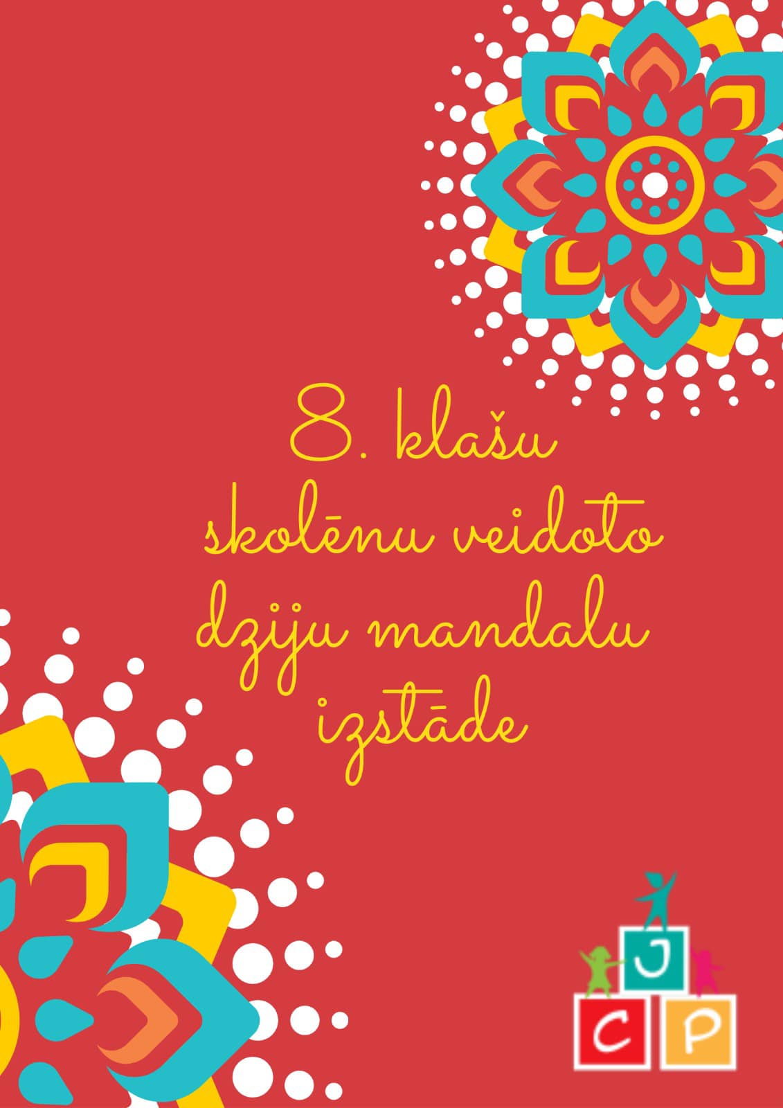 Maģisko mandalu izstāde skolā