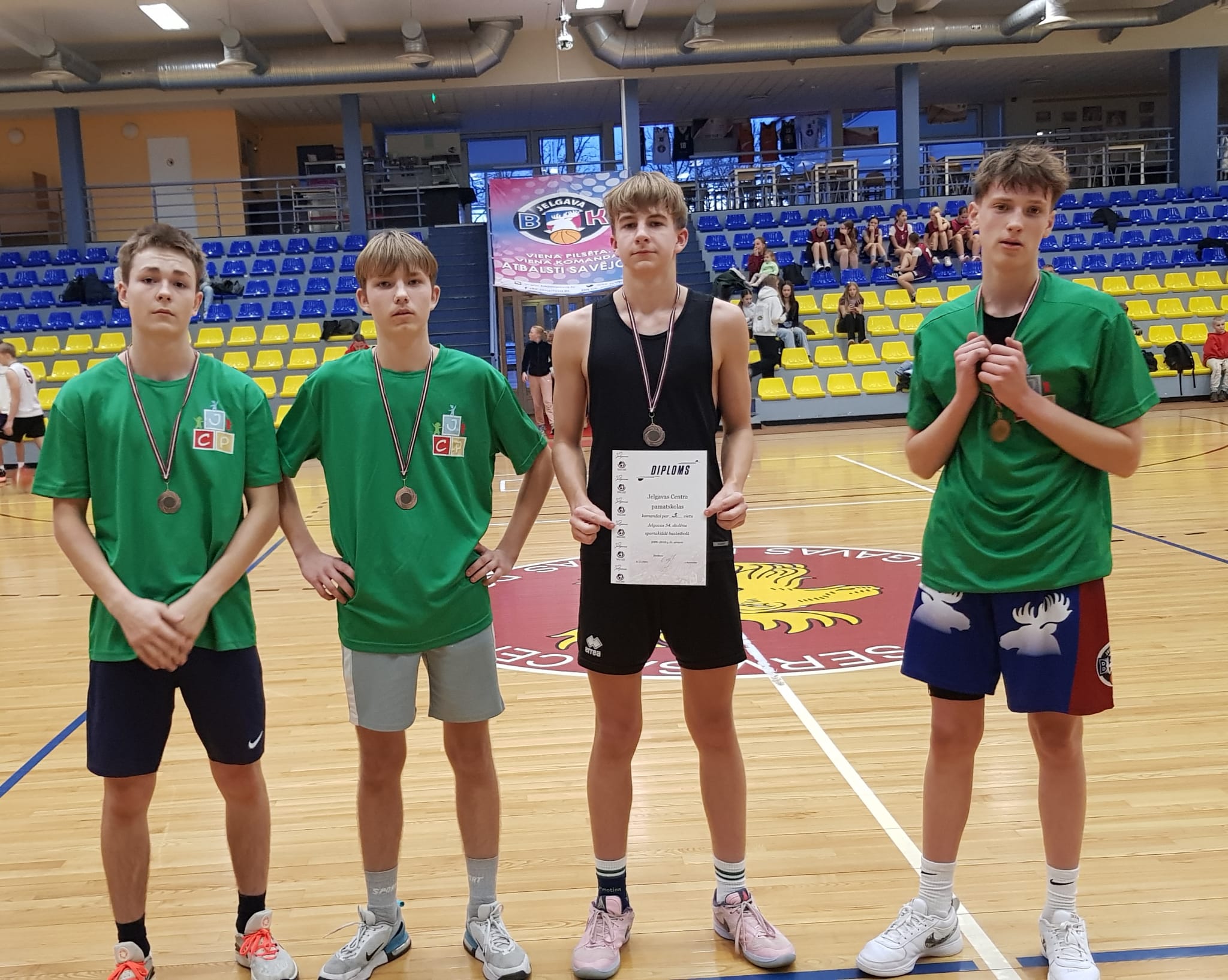 Jelgavas pilsētas 54.skolēnu spartakiāde basketbolā