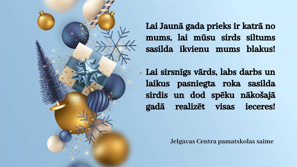 Sveiciens Jaunajā 2022.gadā!