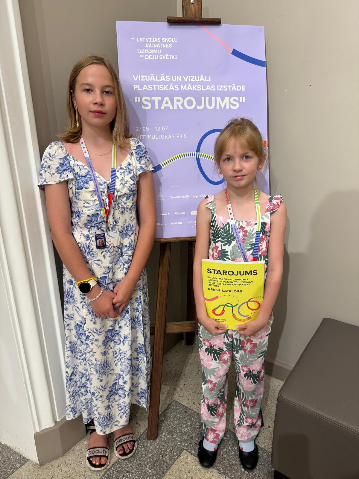 Vizuālās un vizuāli plastiskās mākslas izstāde “STAROJUMS” Rīgā, VEF kultūras pilī.